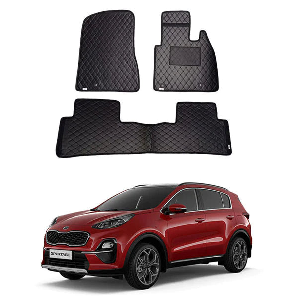 Kia Sportage 7D Floor Mats ( Flat Style ) (Car Mats) CarGeek Pakistan