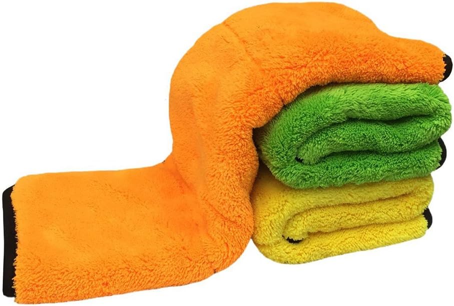 Multicolor Double Side Microfiber Towel - 30cm*40cm (Pack of 3)