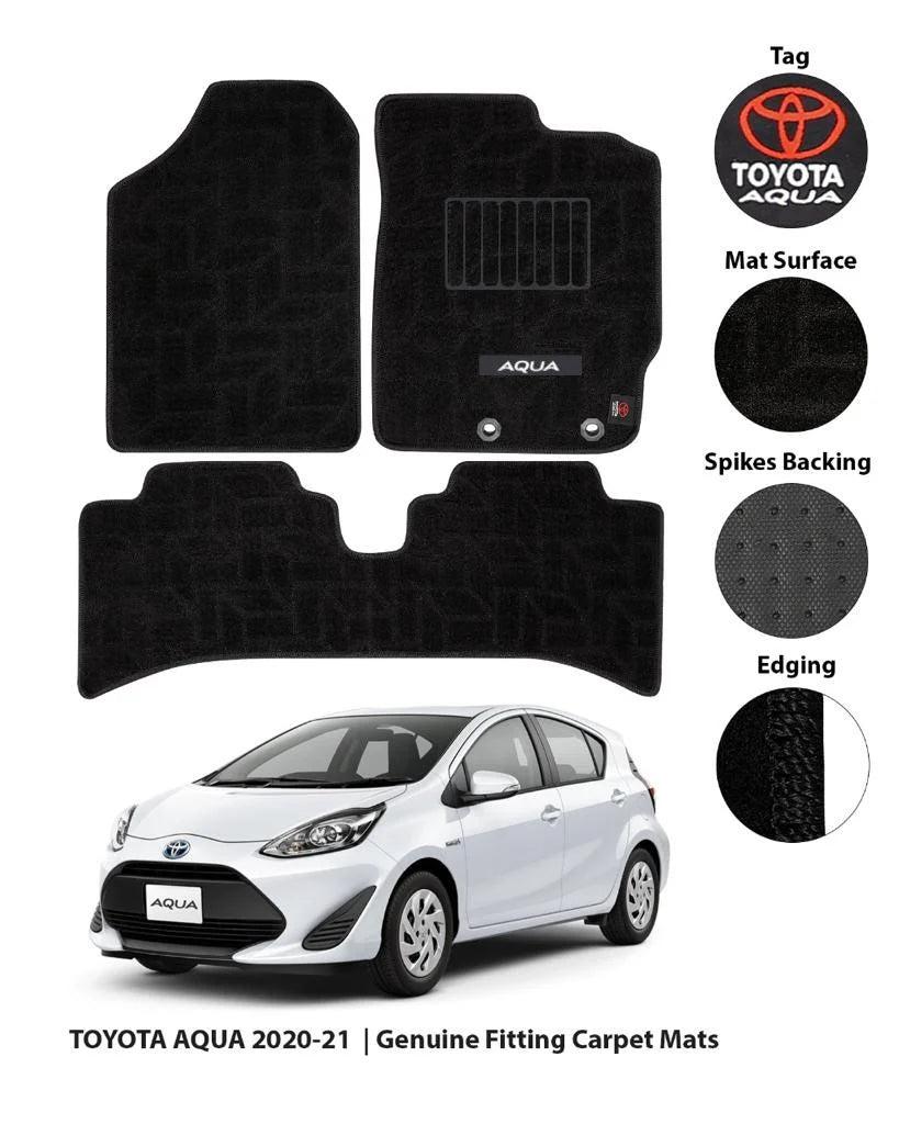 TOYOTA AQUA 2011-2024 PREMIUM CARPET CAR FLOOR MAT