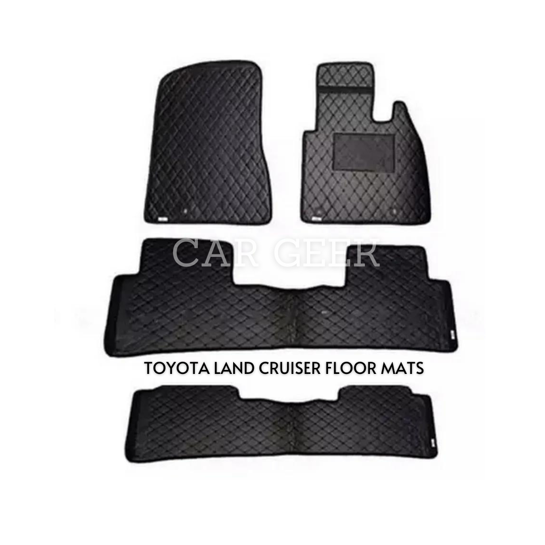 Toyota Prado 7D Flat Style Floor Mats