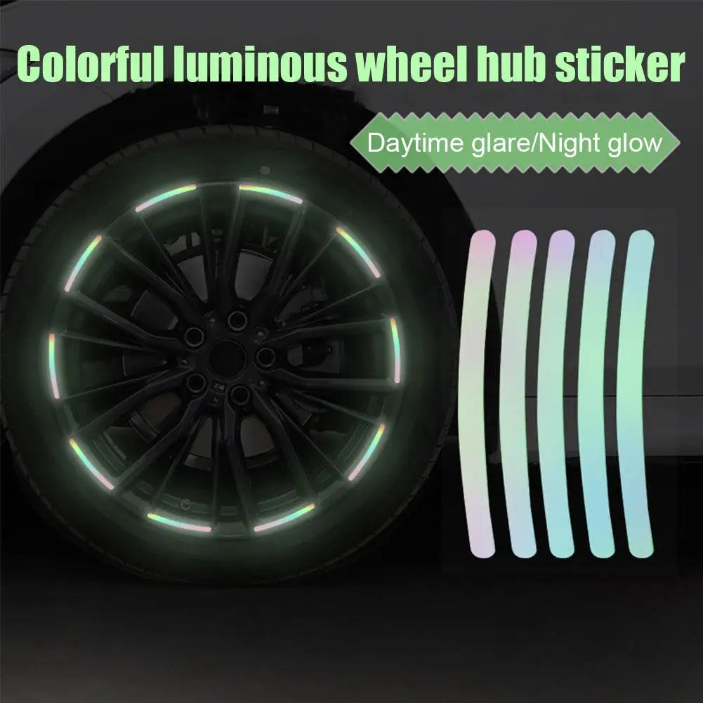 Luminous Tire/Rim Anti-Collision Sticker 20pc