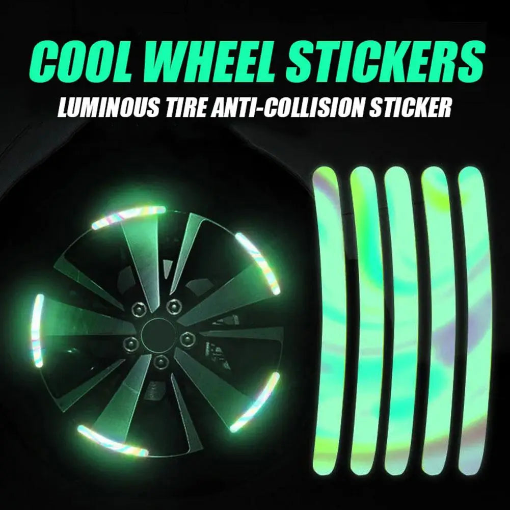 Luminous Tire/Rim Anti-Collision Sticker 20pc