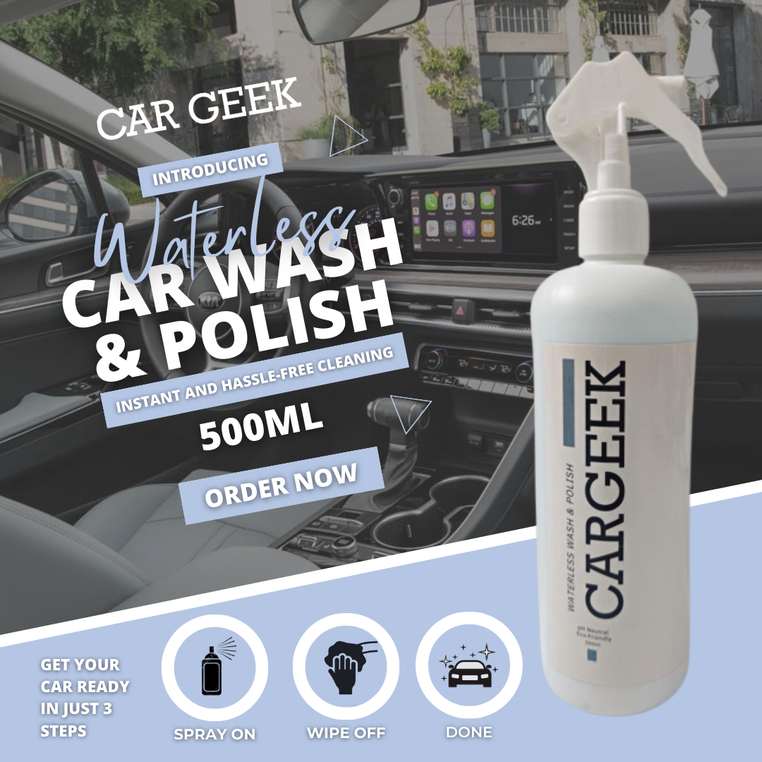 Waterless Wash & Polish with Buffing Towel