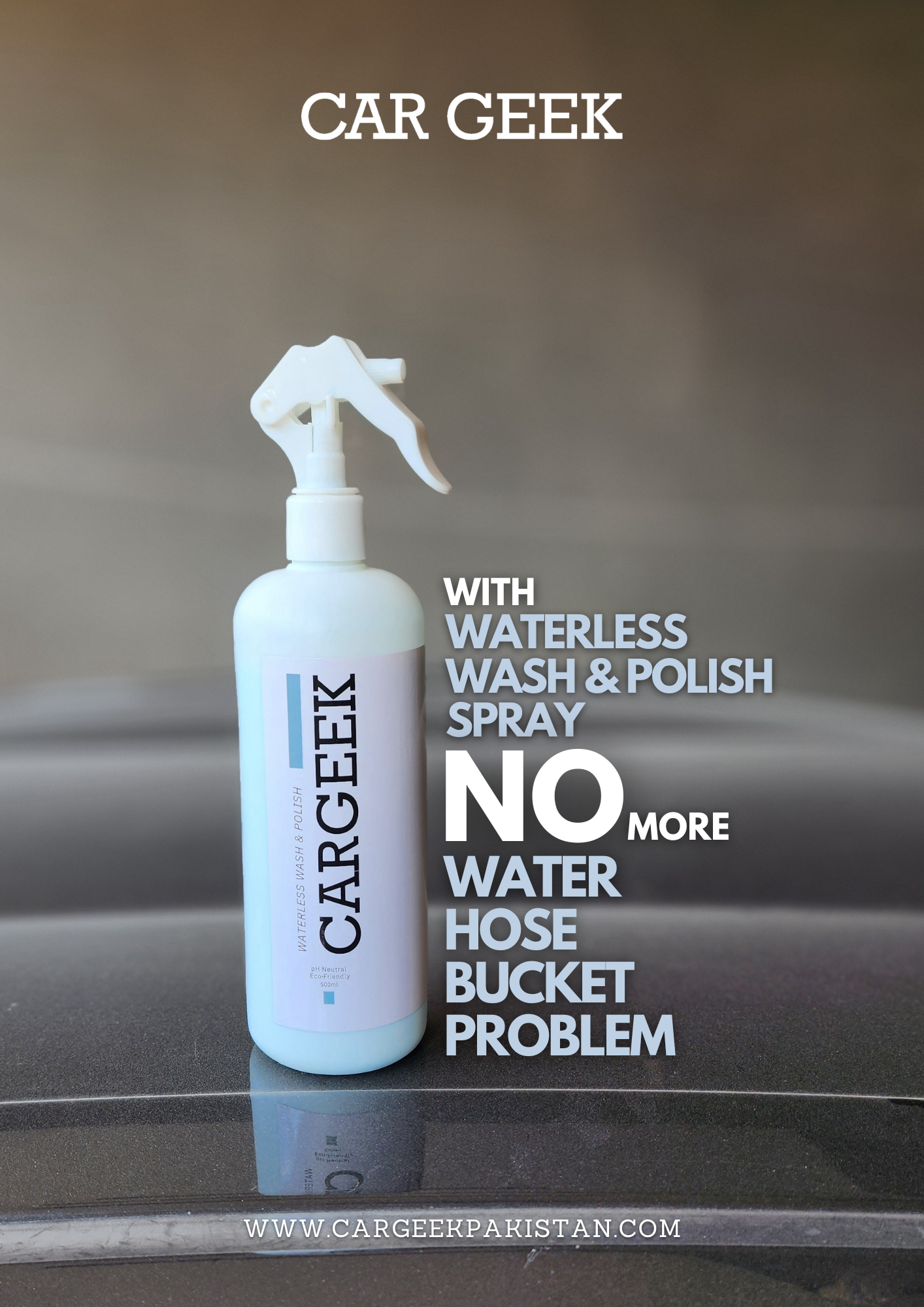 Waterless Wash & Polish with Buffing Towel