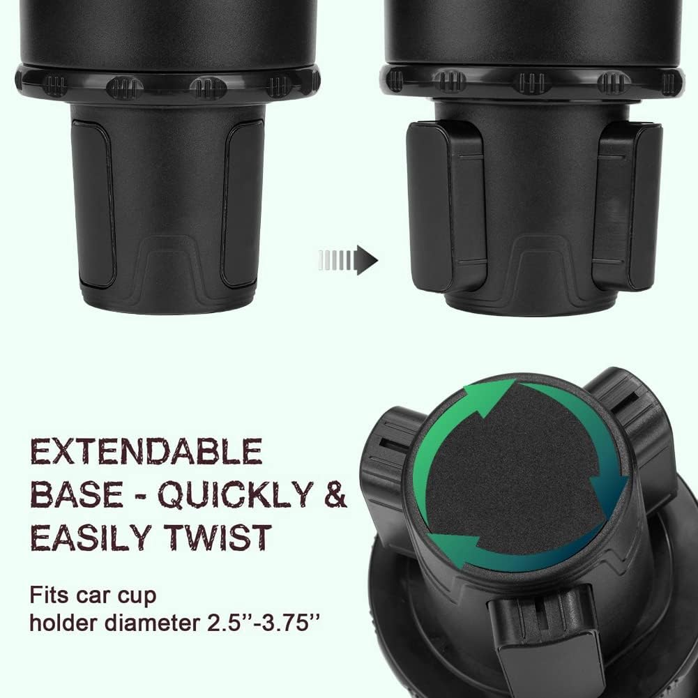 3-in-1 Car Cup Holder Expander Tray