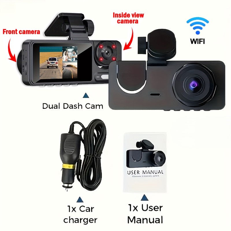 3 Channel Dash Cam