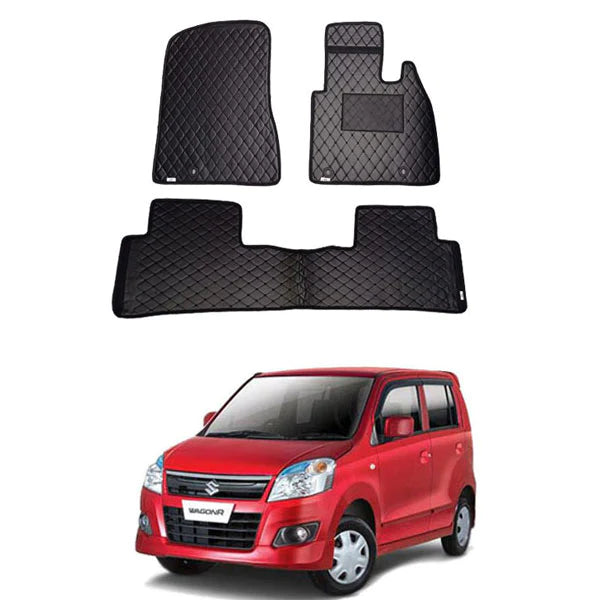 Suzuki Wagon-R 7D Floor Mat Flat Style
